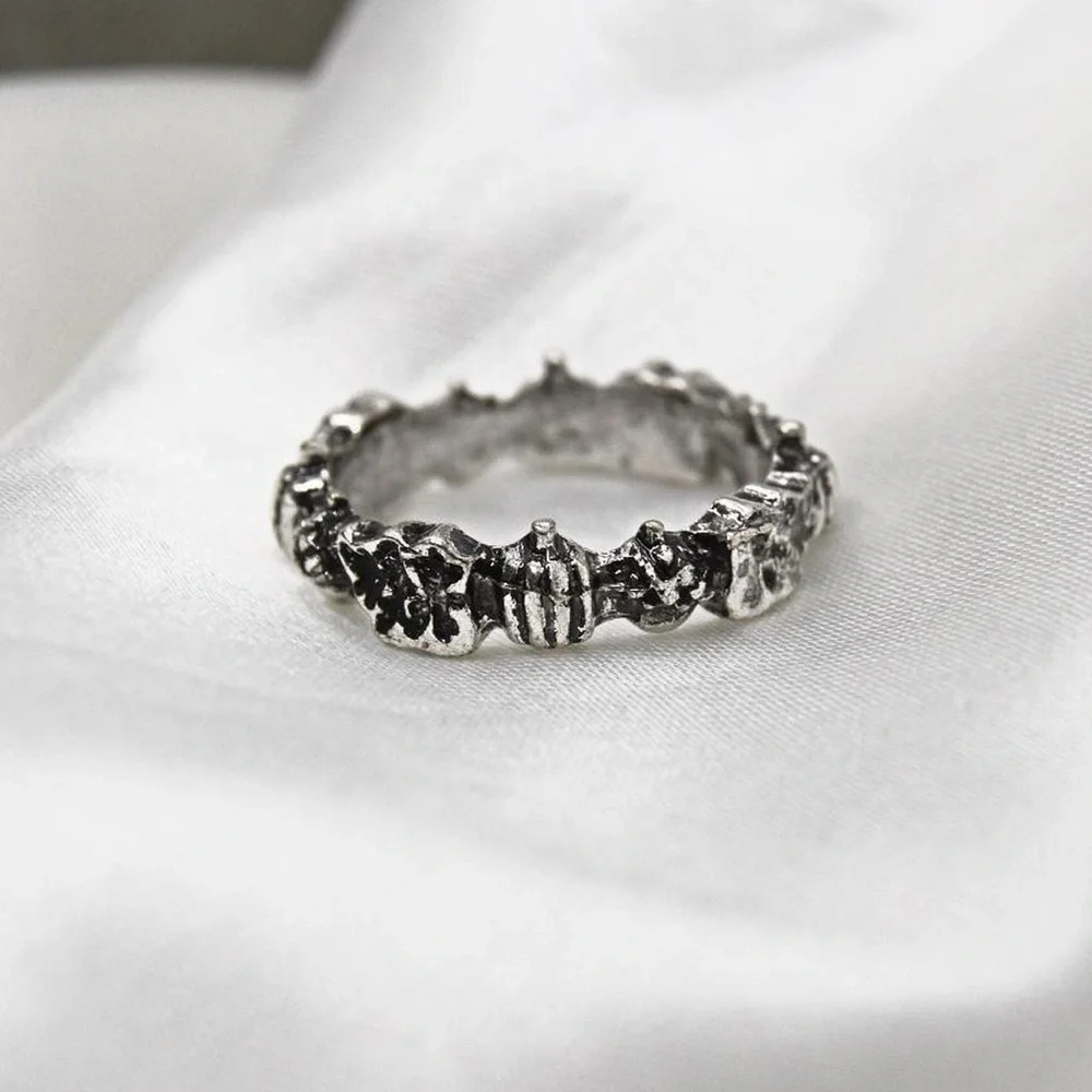 Silver Autumn Ring